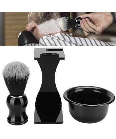 Premium 3pcs Beard Shaving Brush Set - Facial Hair Cleaning & Styling Tools for Men | International Shipping Available - Buy Online on GoSupps.com