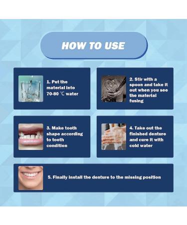 Temporary Tooth Filling Kit for Missing or Broken Tooth Repair | Moldable False Teeth Replacement Solution - Buy Online on GoSupps.com