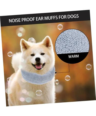 NOLITOY Lint Comfortable Earmuff Pets Dog Portable Warm Accessory for Supply Puppy Snood Multi-Function S Grey - Buy Online on GoSupps.com