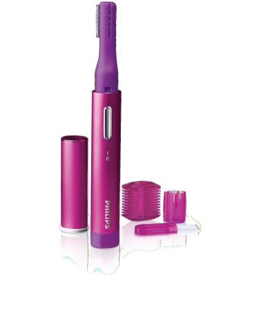 Philips PrecisionPerfect compact Precision Trimmer for Women, Facial Hair Removal & Eyebrows, HP6390/51