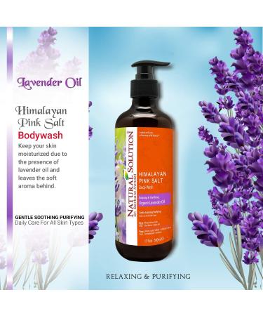 Natural Solution Bath & Body Gift Set - Relaxing Lavender Oil Body Wash Hand Soap Charcoal Soap & Bath Salt - Ideal Birthday & Christmas Personal Care Gifts (4 in 1 - Buy Online on GoSupps.com