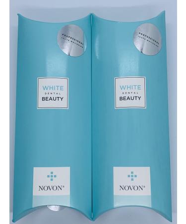 White Dental Beauty 16% Carbamide Peroxide Mint Teeth Whitening Gel 2- 3ml Syringes 2 Pack Compare to Opalescence Dramatic Professional Whitening Reduced Sensitivity with Novon Technology.