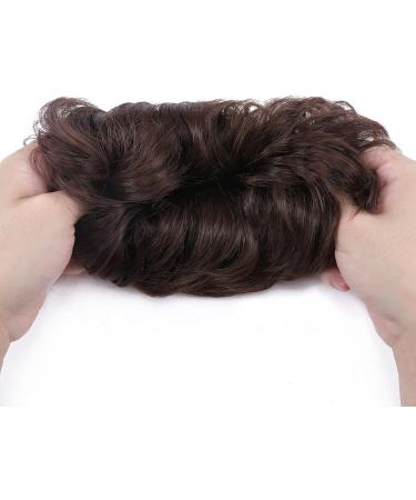 Medium Brown Messy Hair Scrunchies Thick Bun Extensions 45g Updo Ponytail Hairpiece Chignons - Hair Accessories - Buy Online on GoSupps.com