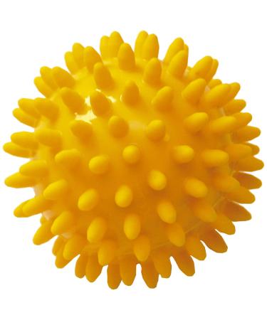 SISSEL massage aid Spiky Ball set of 2 yellow 8 cm