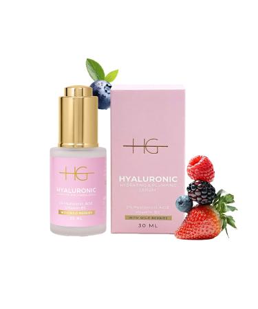 HG Aesthetics Facial Serum with 2 Hyaluronic Acid AntiAging Serum with Vitamin B5 Regenerating Facial Care Radiant Skin Booster Serum 30 ml