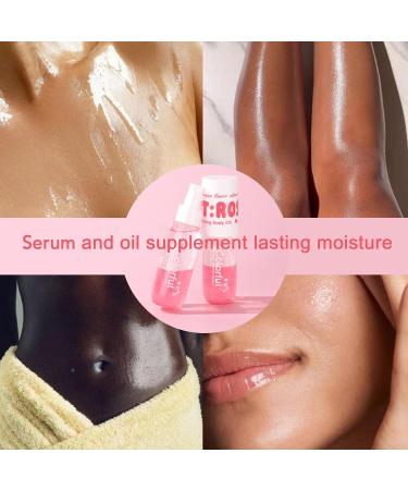 Nourishing Skin Essence Oil Half Botanical Extracts Locks Moisture Smooths Dryness Half Plant Essence Water Deep Hydration Firms Skin. Classic Rose Scent. - Buy Online on GoSupps.com