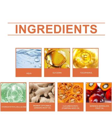 Pumpkin Oil Hair Growth Oil Scalp Care Liquid Drops Promotes Thickness and Nourishment Portable Convenient Packaging 30ml for Damaged Hair Travel and Home Use - Buy Online on GoSupps.com