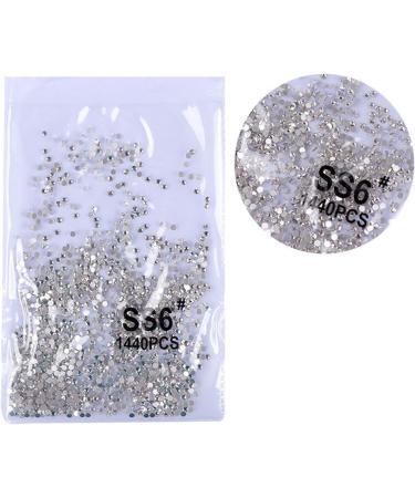 FEIlei 1440Pcs Crystal Flat Back Round Shape Rhinestones Mixed Nail Gems Gemstones Kits - Buy Online on GoSupps.com