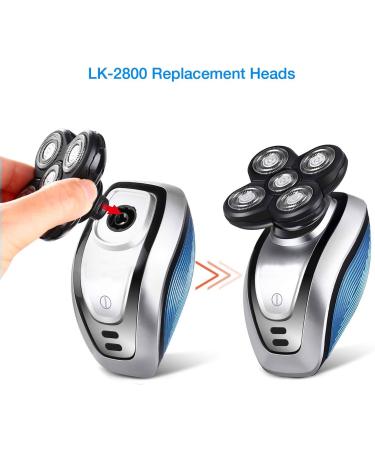 KeMei 5D Electric Shaver Replacement Blade for Men - Premium 5D Black Shaver Head for Smooth Shaving - Buy Online on GoSupps.com