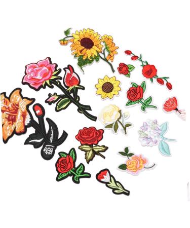 COHEALI 28 Pcs Stickers for Kids Floral Shaped Applique Patch Design Clothes Patches Badge Plaque As Shownx2pcs Mx2pcs - Buy Online on GoSupps.com