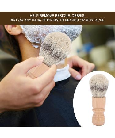 Premium Men's Shaving Brush - Foisy Bristle Portable Beard & Facial Cleaning Brush for Home & Salon Use - Buy Online on GoSupps.com