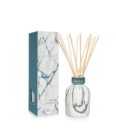 Capri Blue Reed Diffuser Set - Includes Modern Marble Oil Diffuser Diffuser Sticks & Aroma Diffuser Oil - Air Freshener - Diffusers for Home Decor - Volcano Diffuser Scents (5.7 fl oz)