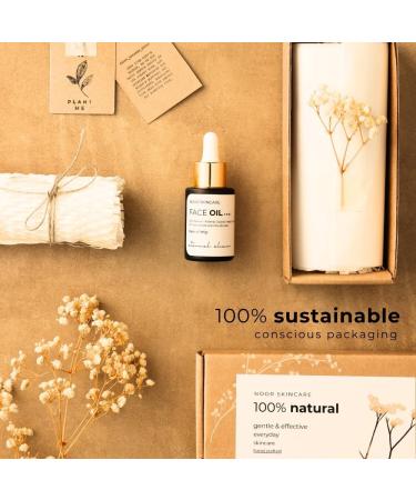Noor Skincare Face Oil for Glowing Skin & Gua Sha Massage 100% Natural with Rosehip Jojoba Argan & Vitamin E Anti Aging Night Serum for Skin Tightening & Fine Lines Women/Men (30ml) - Buy Online on GoSupps.com
