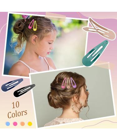 80 Pcs 2.7'' Big Hair Barrettes for Women - Multicolored Snap Hair Clips Set for Girls & Teens - Large Metal Hair Accessories, No Slip Hair Pins - Buy Online on GoSupps.com