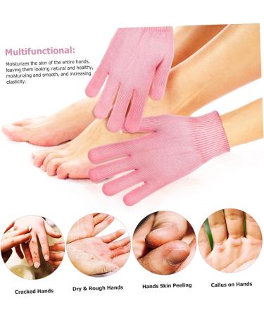 FRCOLOR 4 Sets Spa Moisturizing Socks Foot Moisturizing Socks Hand Moisture Gloves Skin Care Kit Moisturizing Gloves for Dry Hands Foot Nail Tools Skin Care Products Essential Oil Cotton - Buy Online on GoSupps.com
