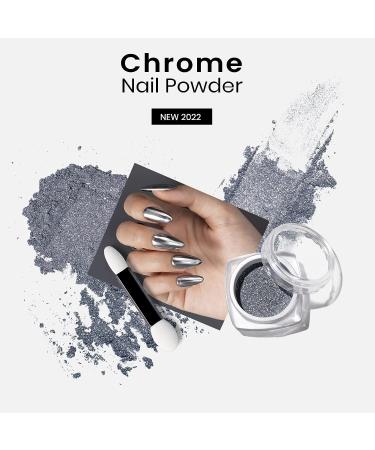 Beetles Chrome Nail Powder - Mirror Effect Glitter for Salon Manicures 0.04oz/1g - Buy Online on GoSupps.com
