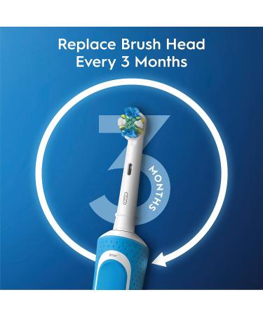 Oral-B Pro 400 Floss Action Vitality Electric Toothbrush with (2) Brush Heads Rechargeable Blue Floss Action Toothbrush - Buy Online on GoSupps.com