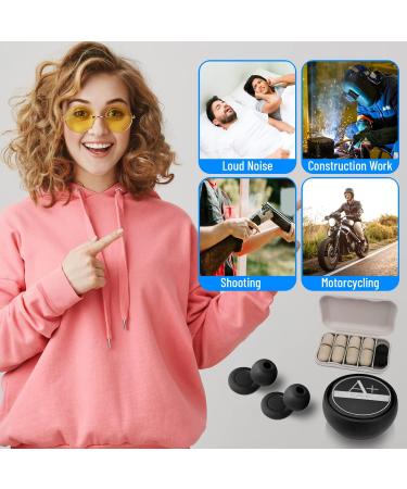 Premium High-Fidelity Silicone Ear Plugs for Sleeping, Noise Reduction, Studying, Concerts - 31dB Noise Cancelling - Reusable & Stylish - Buy Online on GoSupps.com