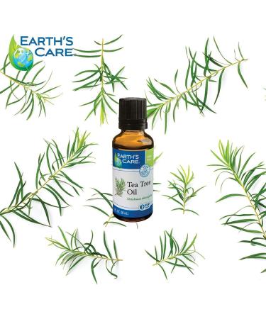 Buy Earthâ€™s Care Tea Tree Oil 1 fl oz (30 ml) - Pure & Natural Essential Oil for Skin Care - Buy Online on GoSupps.com