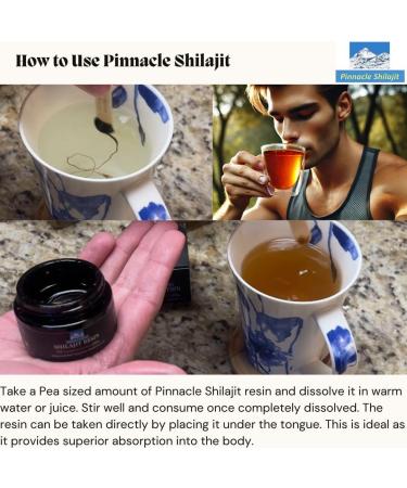 Pinnacle Premium Gold Grade Shilajit Resin 100% Himalayan Shilajit from Gilgit Baltistan Potent Natural Energy Focus & Immune Support Ancient Ayurvedic Vitality Supplement - 30g 1.06 Ounce (Pack of 1) - Buy Online on GoSupps.com