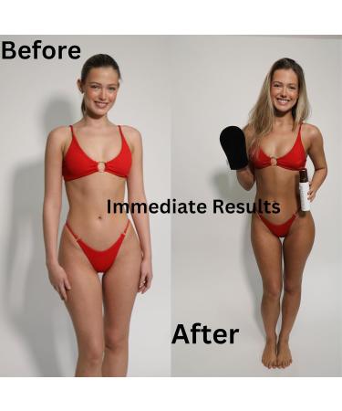 Infinity Sun Glow on the Go - Quick Dry 2 Hour Self-Tanning Mousse & Streak-Free Applicator Mitt (7 oz - Buy Online on GoSupps.com