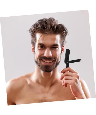 Fomiyes 2nd Old Razor Manual Beard Trimmer - Ergonomic Barber Grooming Tool - Stainless Steel Design for Men - Buy Online on GoSupps.com