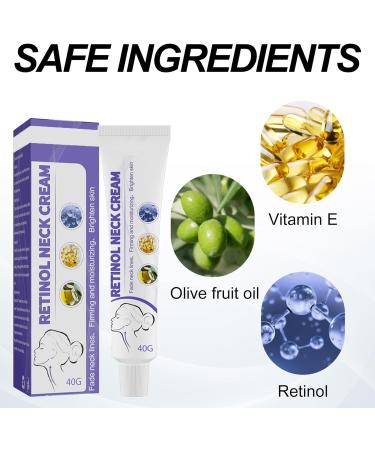Neck Tightening Cream Duo - Firming & Lifting Sagging Skin, Reduce Wrinkles & Fine Lines - 40g x 2 - Buy Online on GoSupps.com