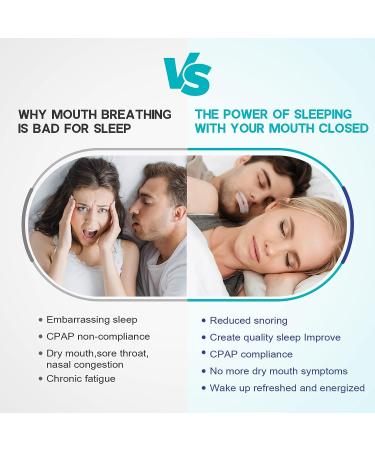 Mouth Tape 60 PCS for Better Sleep and Snoring Relief | Gentle Sleep Strips for Improved Nose Breathing | Stop Drooling and Enhance Nighttime Rest | Customizable for Your Mouth Shape - Buy Online on GoSupps.com