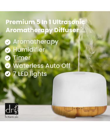 Dr Botanicals Home Aroma Diffuser for Essential Oils - 130ml (500ml USB) | International Shipping Available - Buy Online on GoSupps.com