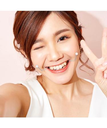 SHERCHPRY 2 Pinces Fossettes M talliques Ajustables pour Joues Sculpteur Visage en Acier Inoxydable Blanc Appareil D exercice Facial Portable pour Tonification et Massage 2 Pi ces - Buy Online on GoSupps.com
