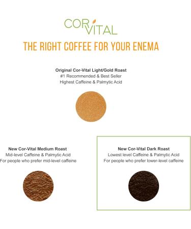 Cor-Vital Coffee Enema 1 LB- Organic Dark Roast Best Organic Coffee GersonApproved Therapy - Buy Online on GoSupps.com