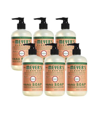 Mrs. MEYER'S CLEAN DAY Liquid Hand Soap Geranium 12.5 Fl Oz (Pack of 6)