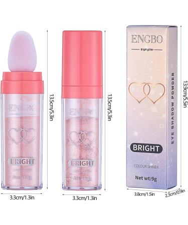 Face Powder Fairy Face and Body Highlighter Powder Stick Makeup Three-Dimensional Powder Makeup Brighten Makeup Blusher for Face&Body&Hair 9g Uaxiu 02#pink - Buy Online on GoSupps.com