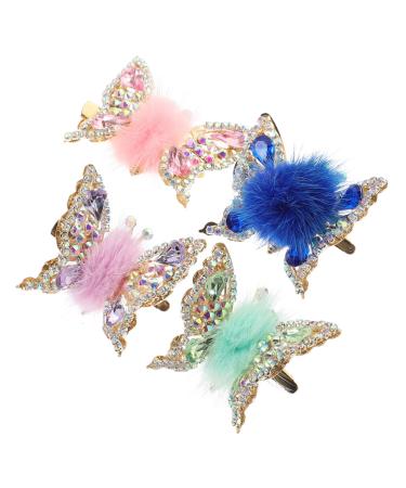 FRCOLOR Hair children's hairpin womens hair clips tiaras for girls hair clips medium hair barrettes for women thick ponytail clip Tassel flying hair girl child pearl claw clip Clips