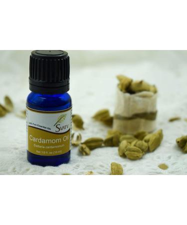 Buy SVATV Cardamom Essential Oil - 10ml Therapeutic Quality Aromatherapy Fragrance for Diffusers Yoga Massage & DIY Body Care - International Shipping Available - Buy Online on GoSupps.com