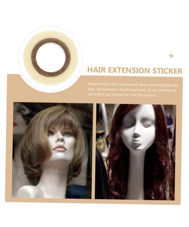 MAGICLULU Womens Wigs 4 Rolls Wig Film Hair Extension Wig Tape Wigs for Women Hair Ties for Womens Hair Hairpieces for Women Turbans for Women Miss Glue White Hair Extensions Front Lace - Buy Online on GoSupps.com