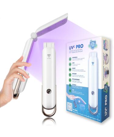 UV-C Sanitizing Wand Ultraviolet Sanitizer UV-C Light by Versativ. Portable Folding Safety UVC Wand Disinfection Lamp to sterilize 99% Germs Bacteria Mold for Healthy Home Work Surfaces Everywhere