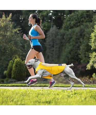 Shop MOSUCOURL Dog Cooling Vest | Summer Breathable Jacket for Outdoor Activities - Perfect for Hiking Training & Swimming (Yellow Size S) - Buy Online on GoSupps.com