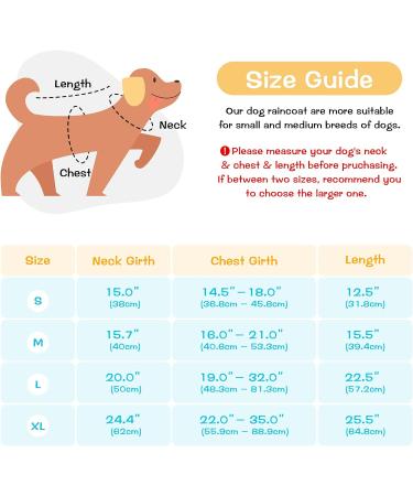 Buy Weesiber Reflective Waterproof Dog Rain Coat - Adjustable Pet Jacket & Light Poncho Hood for All Dog Sizes | S Yellow - Buy Online on GoSupps.com
