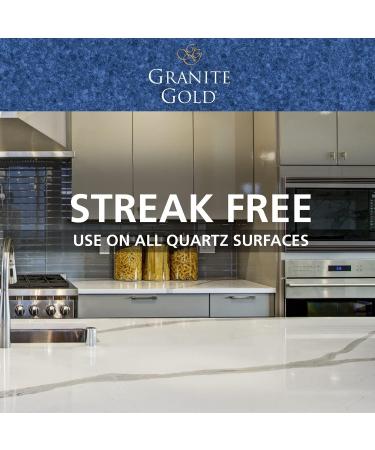 Granite Gold Quartz Cleaner Spray - 64 Fl Oz + 2 x 24 Fl Oz - Ideal for Caesarstone Cambria Silestone & All Quartz Surfaces | International Shipping - Buy Online on GoSupps.com