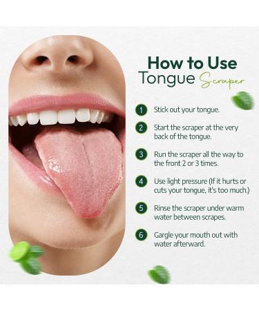 Metal Tongue Scraper - Stainless Steel Tongue Cleaner Tool for Fresh Breath- U-Shaped Travel Tongue Scraper with Flexible Design (2 Pack U-Shape Scraper) - Buy Online on GoSupps.com