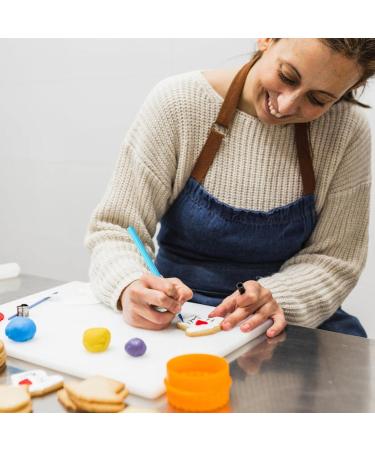 Edible Markers Food Grade - Food Coloring Pens with Fine and Thick Tip - Ultra Fine Thick Tip Food Grade Gourmet Writers Cookie Decorating Supplies 10 Colors Zukpumne - Buy Online on GoSupps.com