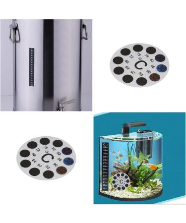 Emagentech 10-Pack Thermometer Stickers - Self-Adhesive Color Change Digital Temperature Display for Aquariums & Milk Bottles | Fast International Shipping - Buy Online on GoSupps.com
