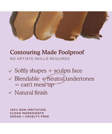 Tower 28 Sculptino Soft-Matte Cream Contour & Bronzer - Clean Cruelty-Free Face Makeup for Sensitive Skin - Broad Fair Light Shade 0.16 FL Oz - Buy Online on GoSupps.com