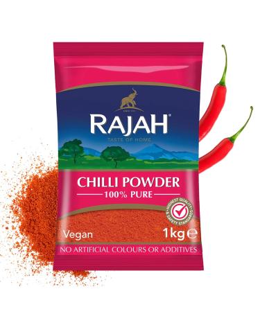 Rajah Poudre de piment | Poudre de Lal Mirch | Poudre mirch | Chilli | Poudre de piment rouge | Poudre de piment chaud | (1 kg)