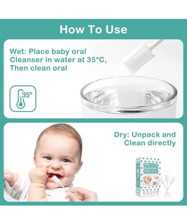 103PCS Baby Tongue Cleaner Baby Mouth Cleaner Newborn Tongue Cleaning Disposable Infant Tongue Cleaner Gauze Gum Dental Care for 0-36 Month Baby +2 Finger Toothbrush with Case 103 PCS+2 - Buy Online on GoSupps.com