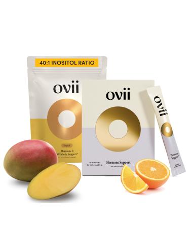 Ovii Ovarian Support for Women: Hormonal & Metabolic Balance Travel Bundle - 40:1 Myo-Inositol + Reducose + Vitamin D + Biotin - Supports Cycle Regularity & Healthy Ovulation & Healthy Metabolism