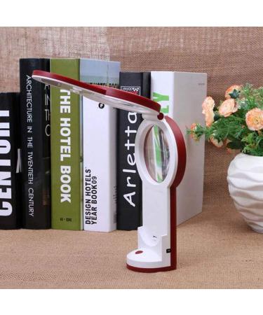 Folding Portable Illuminated Glass Rechargeable Desktop Hands Free with Bracket 3 HD Lens 10X 20X 30X Reading Magnifier Good Times - Buy Online on GoSupps.com
