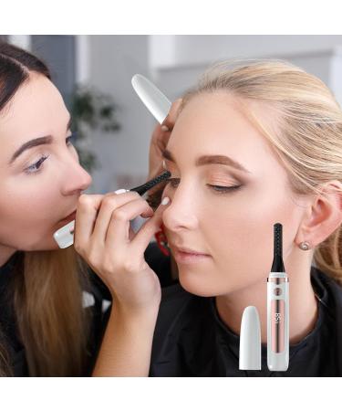 Eyelash Curler - Electric Lash Curler Eye Beauty Product | Adjustable Natural Look Temperature Curler Heated Lash Dating Beauty Tool Long Lasting Women Lash Curler parties Eyelash Curler for Girls Ivoryy White - Buy Online on GoSupps.com