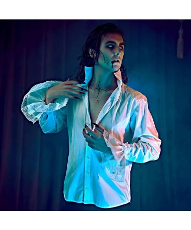 Halloween Stitches Temporary Tattoo Stickers - Horror Cosplay Scars for Adults & Kids - Halloween Party Decor - Set of 20 Sheets - Buy Online on GoSupps.com